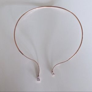 Theia drop necklace with CZ